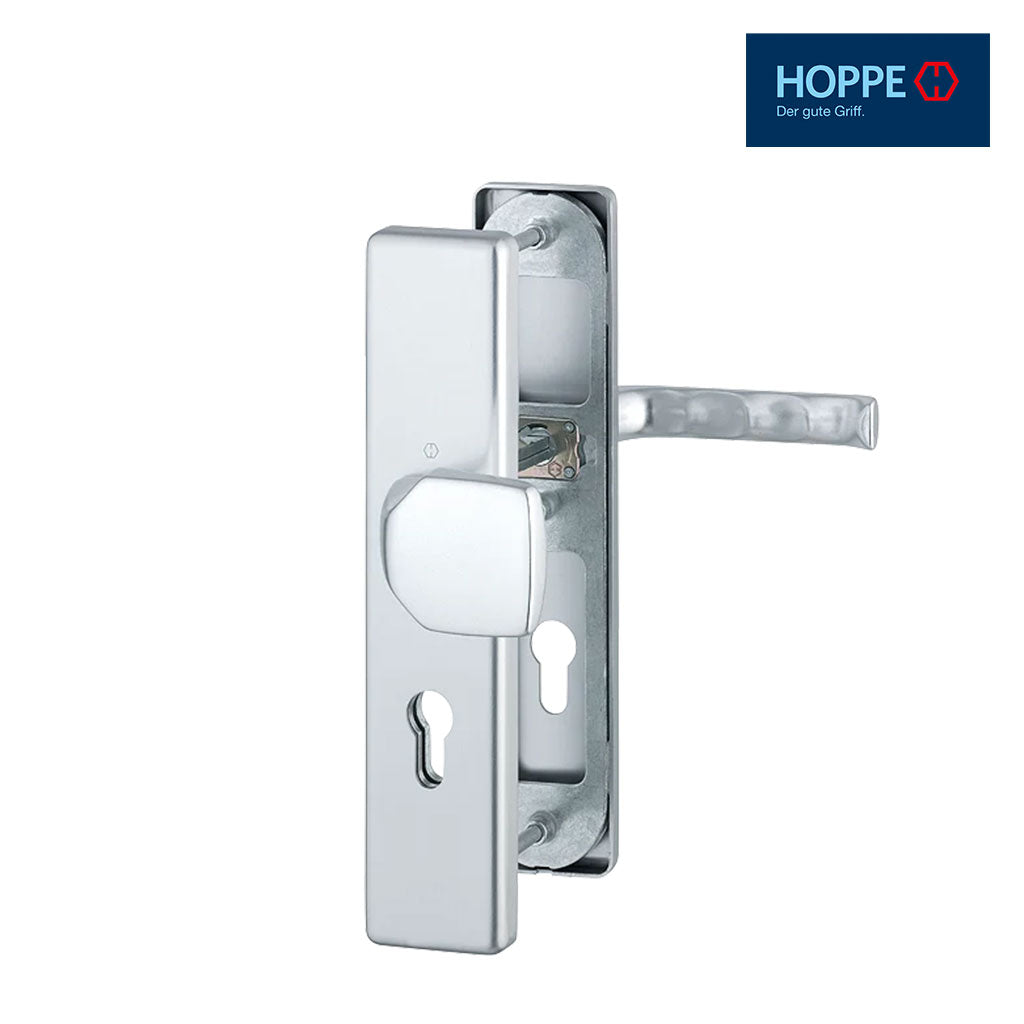 HOPPE Wechsel-Garnitur (Knopf/Griff) London F1 silber